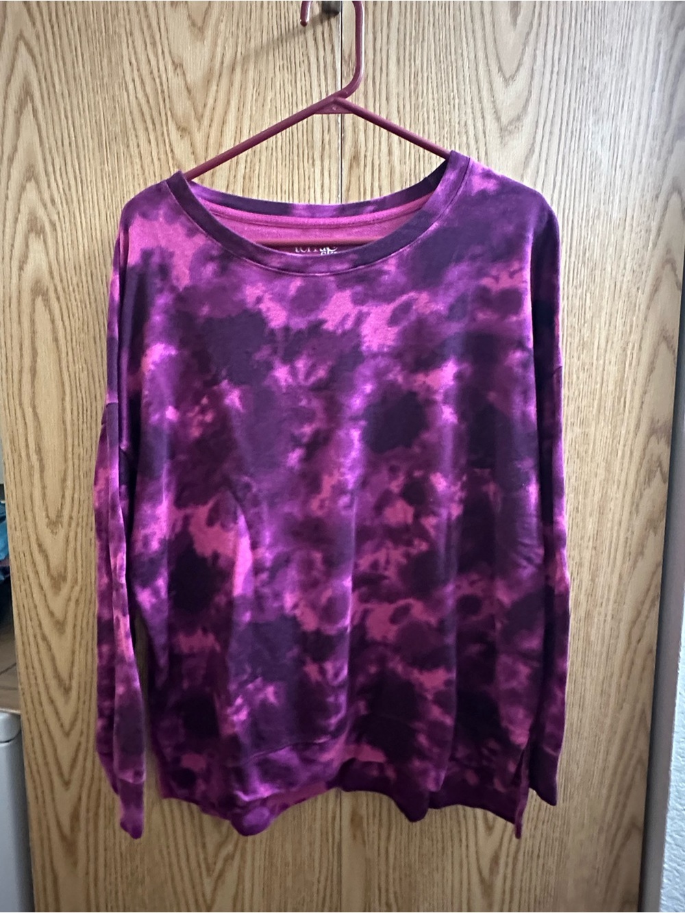 Terra & Sky Purple Tie-Dye Crewneck Sweatshirt